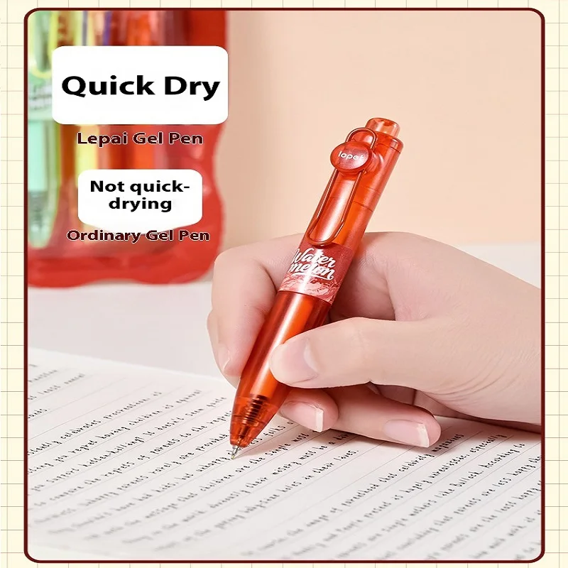 

Lopet новые гелевые ручки JUICE Торговый автомат Маленькая толстая ручка Карманная ручка Быстросохнущая газированная каваи Школьные канцелярские ручки для письма