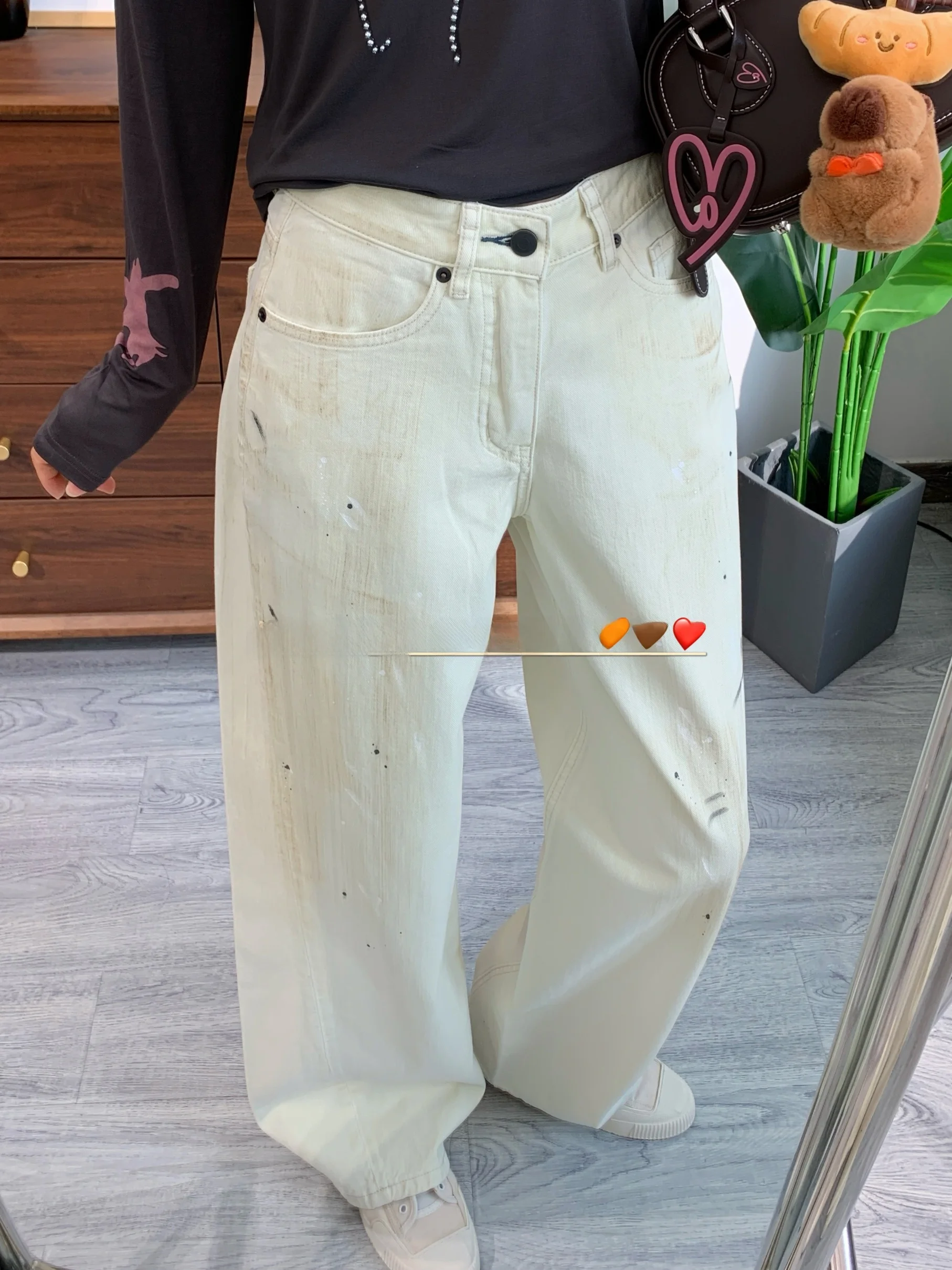 

Slim Fit White Knife Jeans Women's Casual High Waist Cotton Blend Soft Fabric Breathable Spring Summer New Arrival