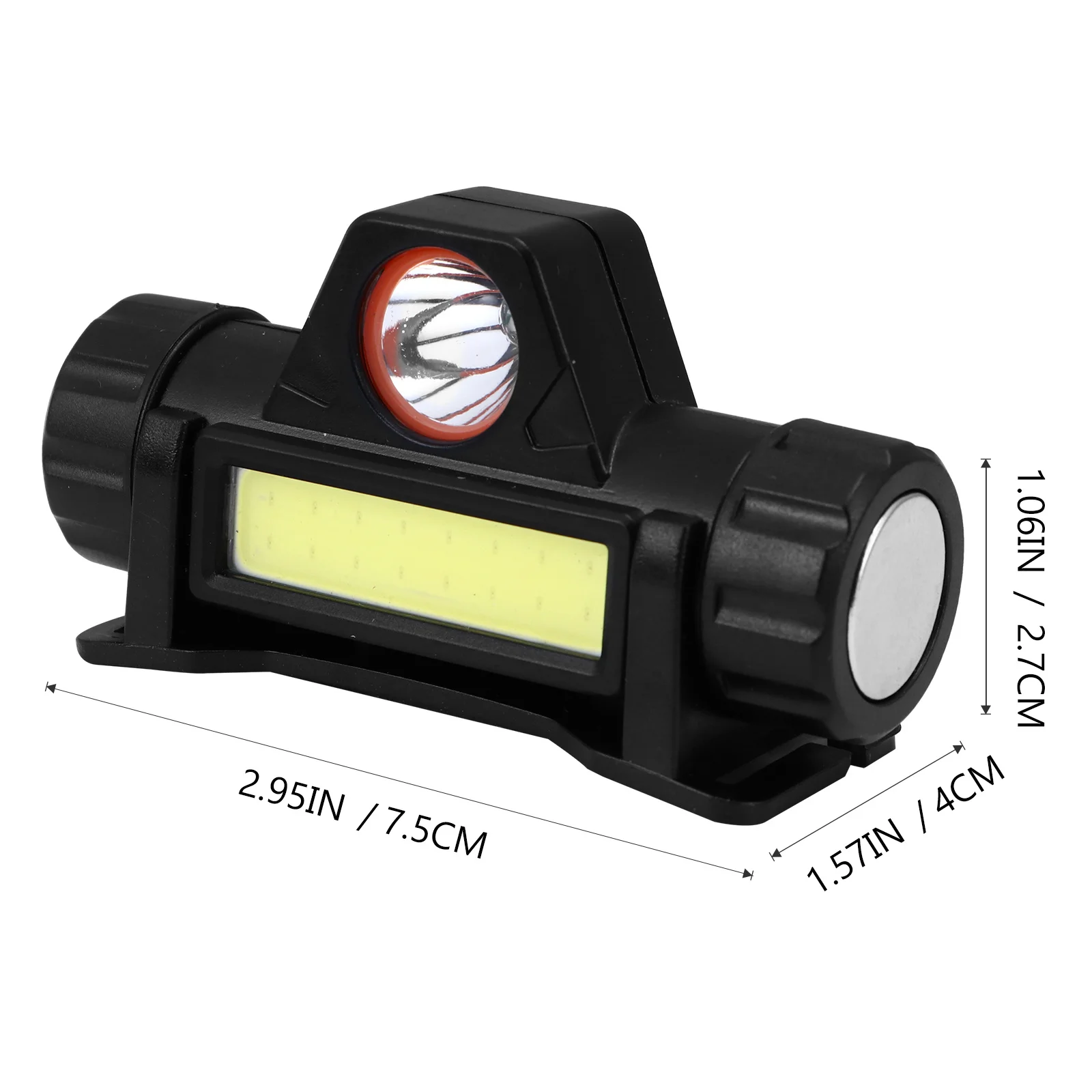 1 قطعة كشافات Led السوبر مشرق مقاوم للماء Usb قابلة للشحن للتخييم في الهواء الطلق التنزه ليلة الصيد تشغيل تسلق مصباح العمل #4