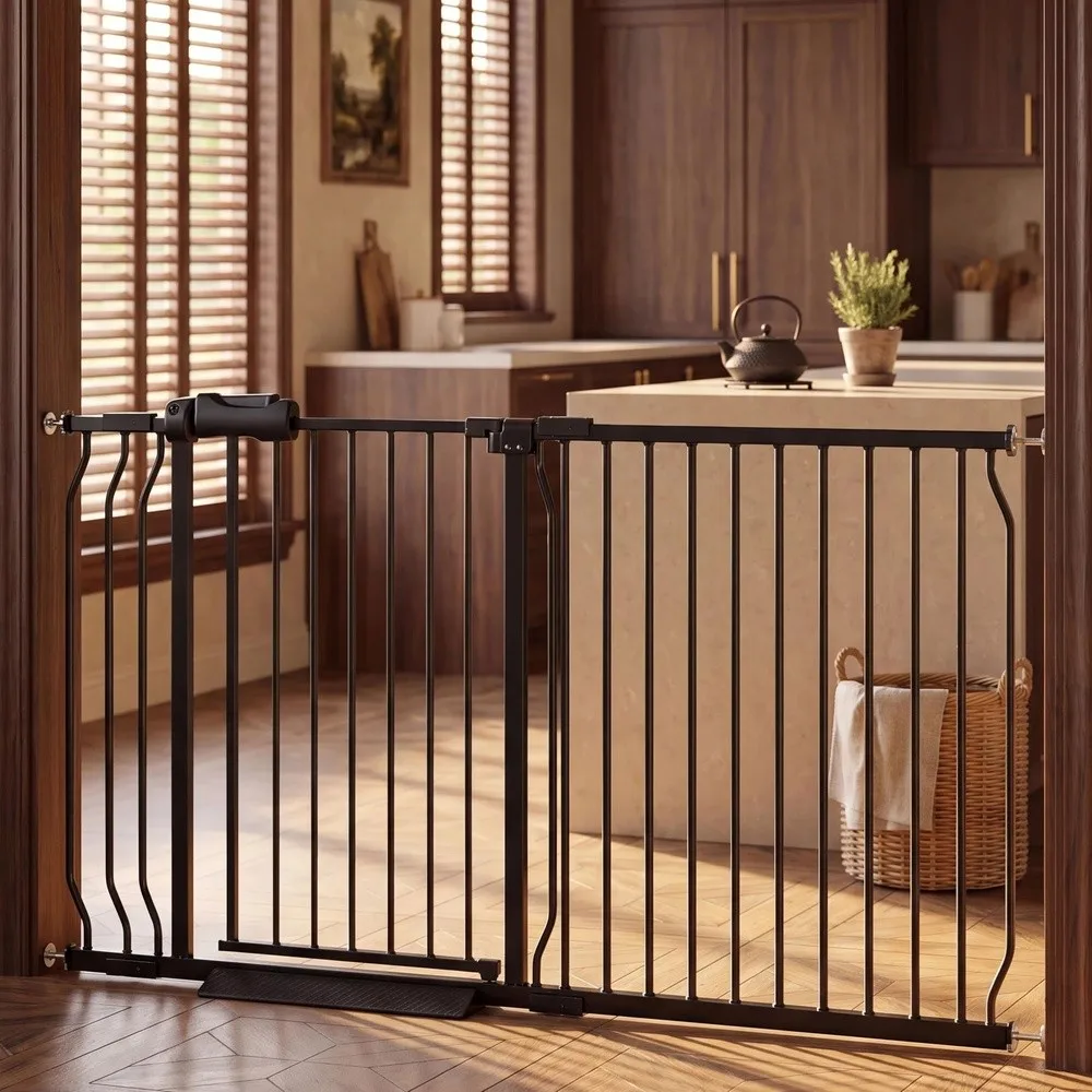 62 to 67 Inch Extra Wide Baby Gate for Doorway Stairs