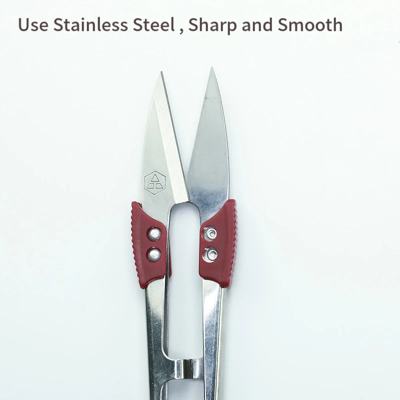 Stainless Steel Yarn Shears Cutting Sewing Accessories Use Stainless，sharp and Smooth  Embroidery Thread Clippers TC-805