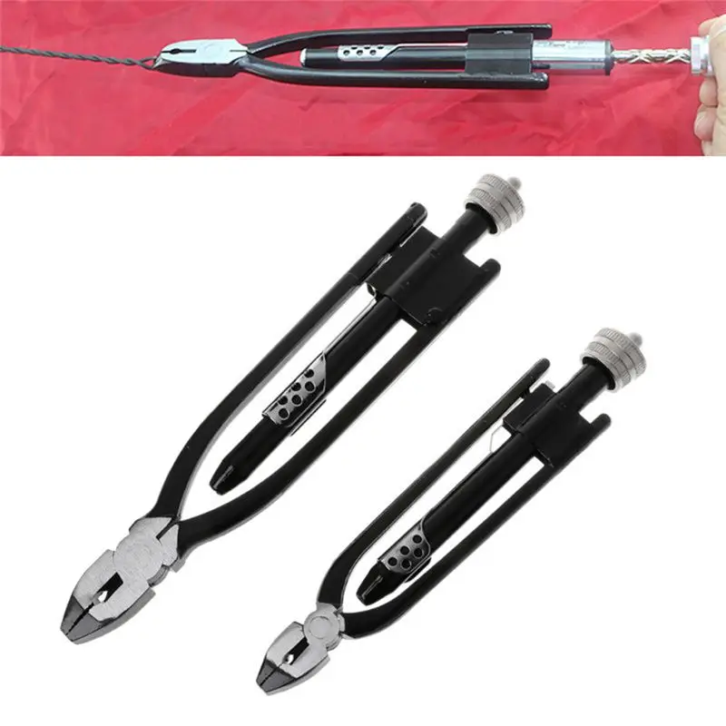 ABVJ-Aircraft Safety Wire Twisting Plier Lock Twist Twister With A Spring Return Heavy Duty