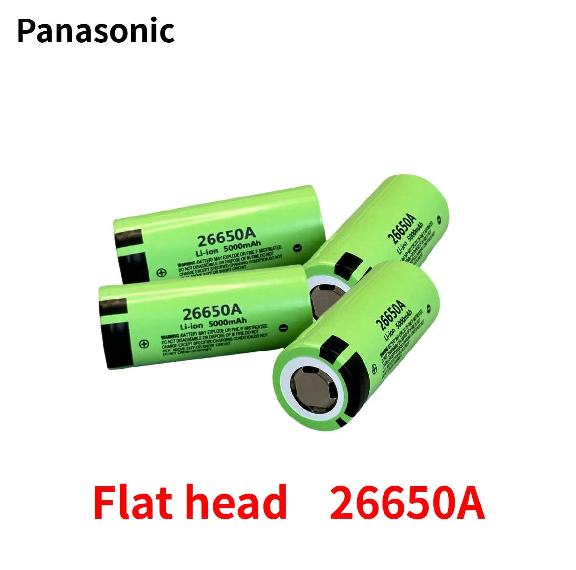 Nowy Panasonic oryginalny 26650 20A akumulator litowy 26650A, 3.7V 5000mAh nadaje się do latarek