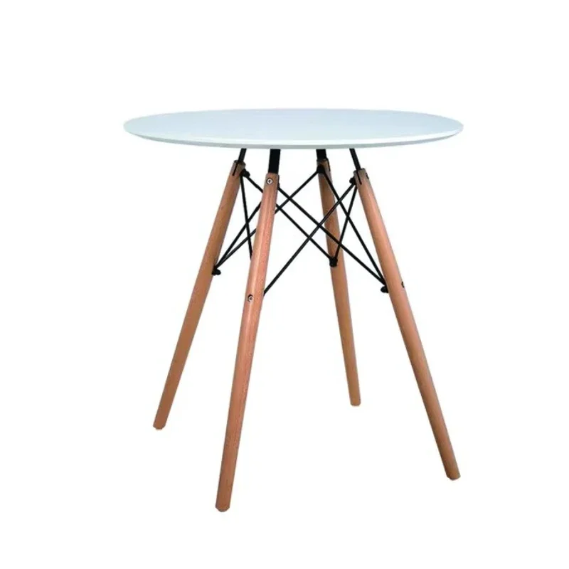 

Modern wooden dining table set, suitable for café and restaurant furniture