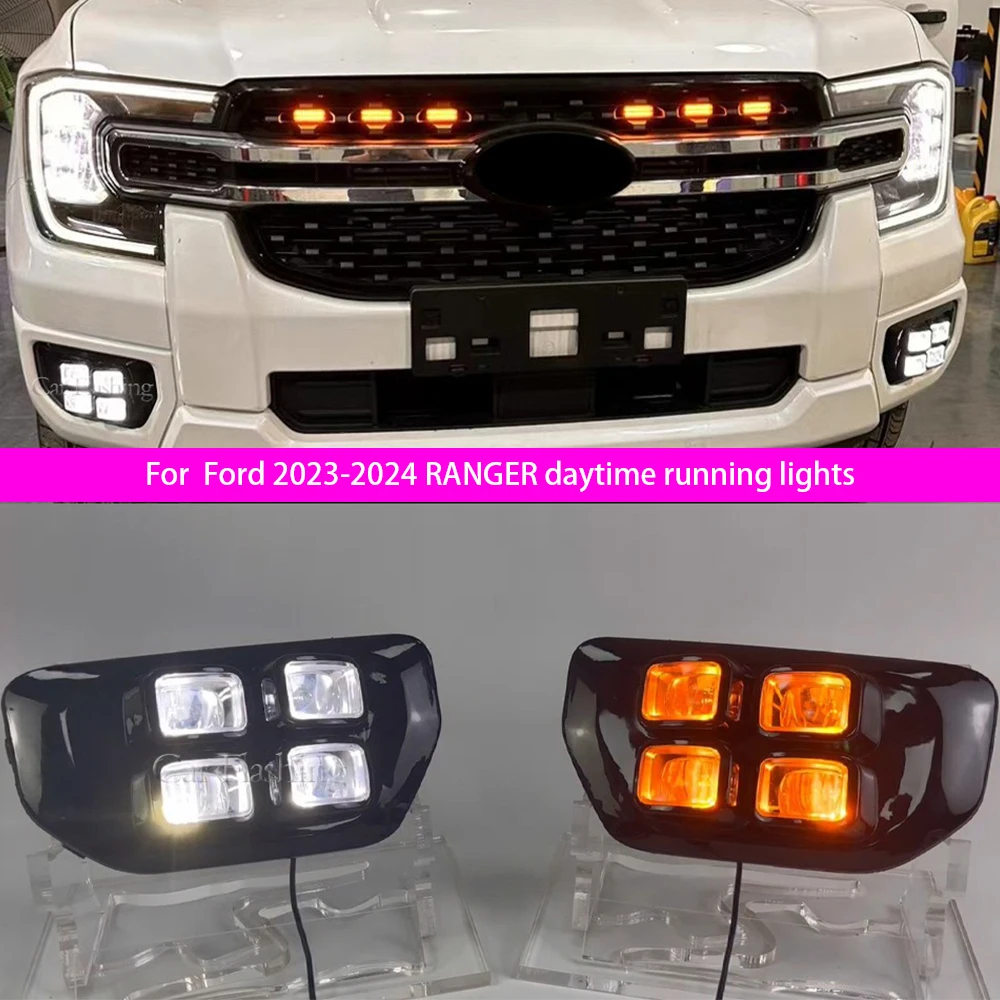 

Для Ford 2023-2024 RANGER дневные ходовые огни T9 передний бампер светодиодный указатель поворота противотуманные фары Wildtrak