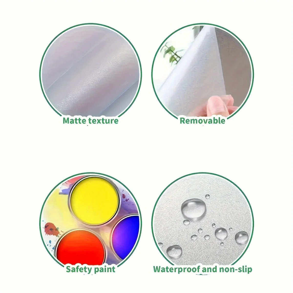 6Pc-Antislip Badkuipsticker Met Haaienpatroon-Matte Sticker-Anti-Botsingsherinnering