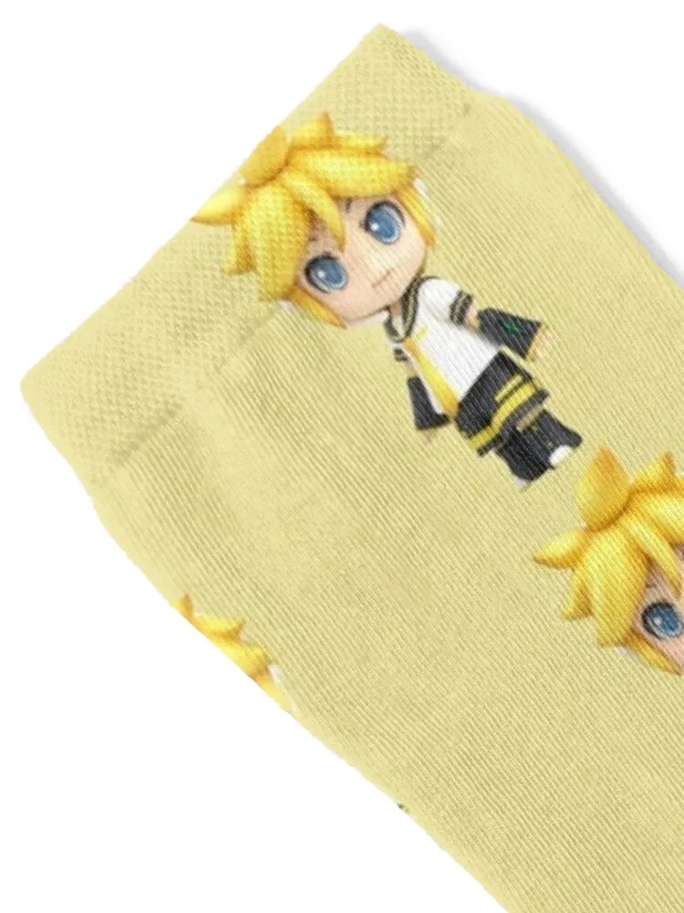 Nendoroid Kagamine Len Figure Socks Soccer kawaii Sports Socks Women Men's