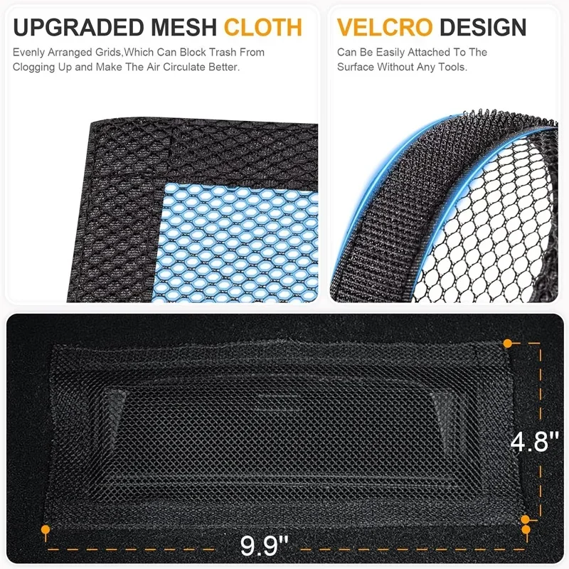 غطاء منفذ الهواء لطراز تسلا 3 Y تحت المقعد مضاد لحجب الغبار شبكة حماية تصفيف السيارة ملحقات التعديل الداخلي