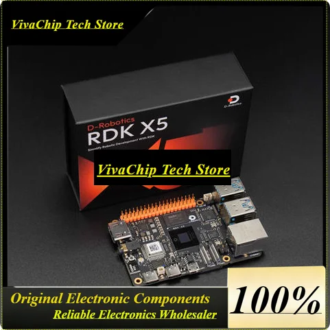 VivaCRDK X5 ROS 2 AI Robot Developer Kit, 10TOPS BPU, Pre-installed Ubuntu & TogetheROS.Bot, Supports On-Device LLM
