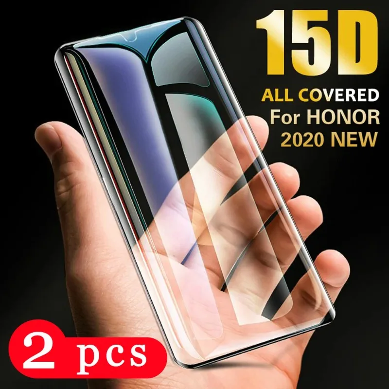 2Pcs Full Cover for Huawei Honor Play 4T Pro 3e 3 Phone Screen Protector Tempered Glass Honor Play on The Glass Protective Film