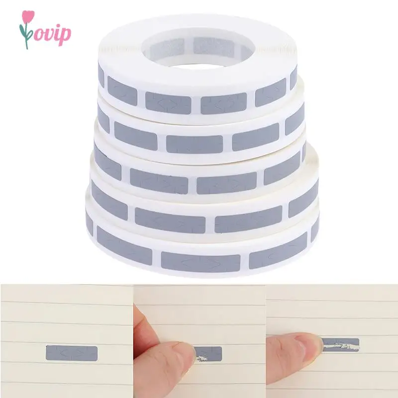 1000Pcs  Manual Scratch Off Sticker Labels Grey Tape In Rolls Coding Overlay Film Game Wedding