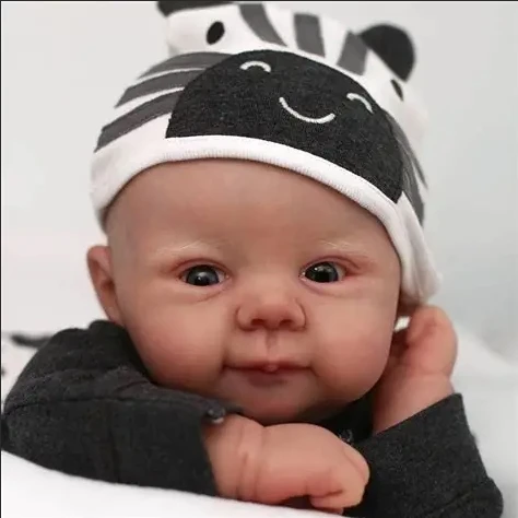 NPK 19インチ ハンドメイド3Dペイント、血管もリアルに再現、布製ボディ付き、塗装済みリボーンドールパーツ、ジュリエット、キュートな赤ちゃん