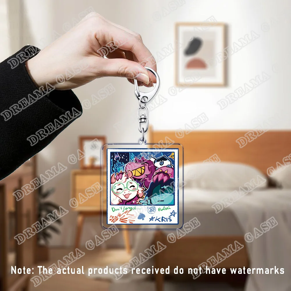 Deltarune Tenna المفاتيح اكسسوارات حقيبة Charms Undertale السيد Tenna هوائي Lanino ميمي سلاسل المفاتيح Keyrings مجوهرات المشجعين هدية