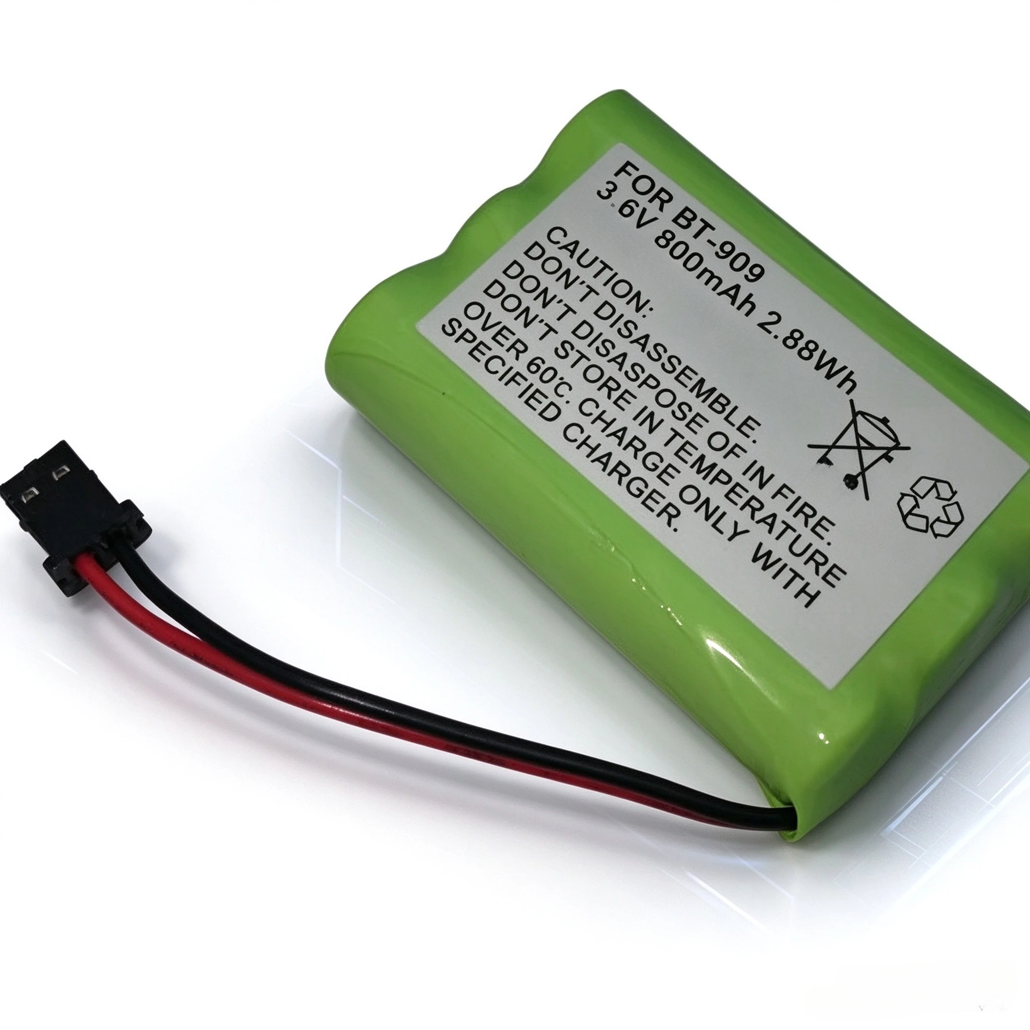 For BT-909 3.6V800MAH nickel-metal hydride battery pack, sub-machine battery rechargeable battery pack