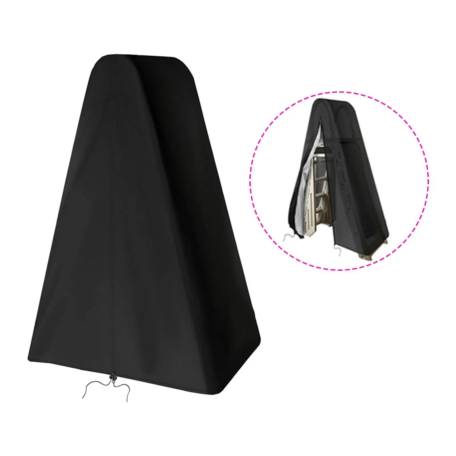 Cubierta de escalera plegable multifuncional, resistente a la intemperie, práctica bolsa de almacenamiento de escalera para jardín, Patio, césped al aire libre, granja