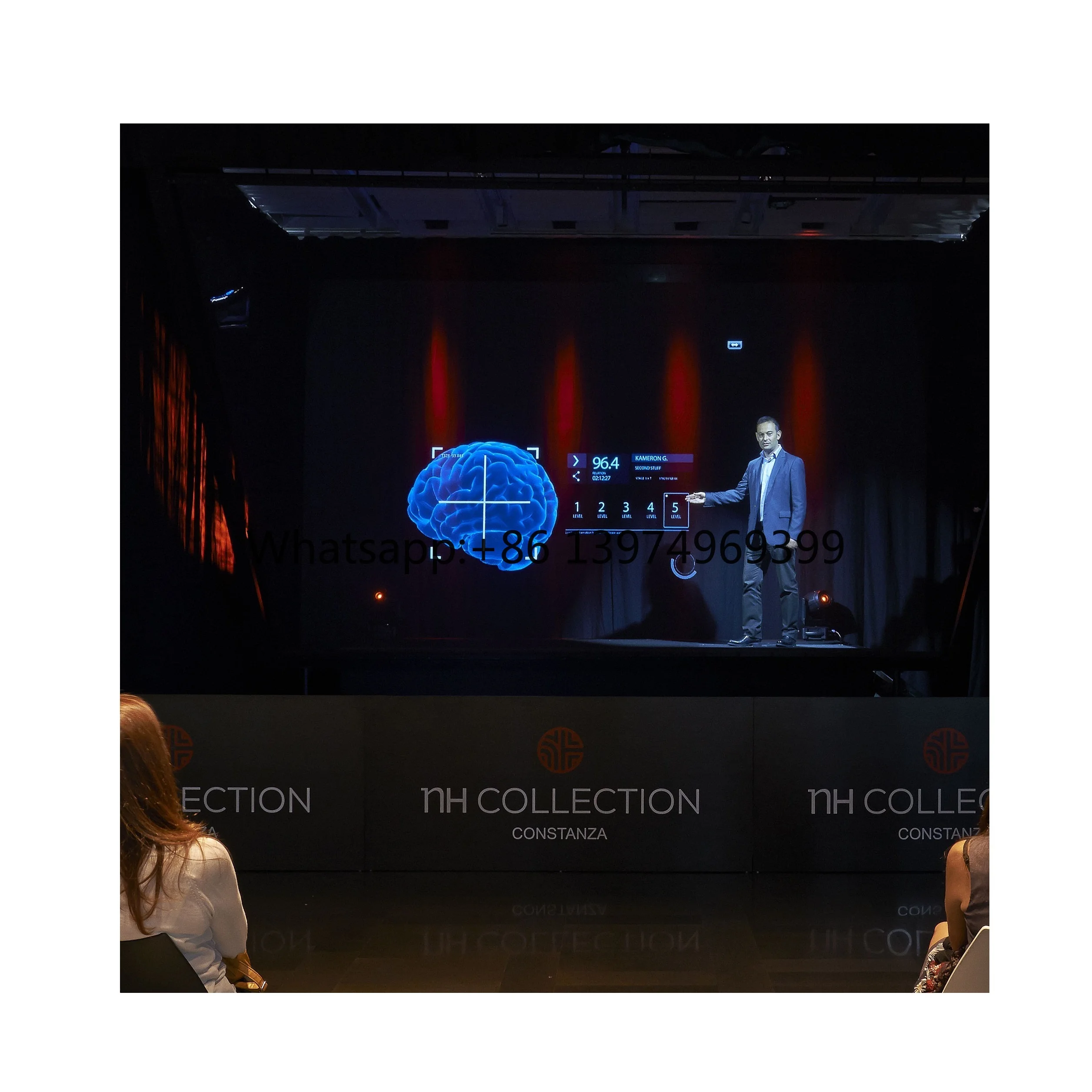 3D Holographic PET Stage Show Projection Screens Image Display Hologram Projector SMX SMX-H 97% Transmittance