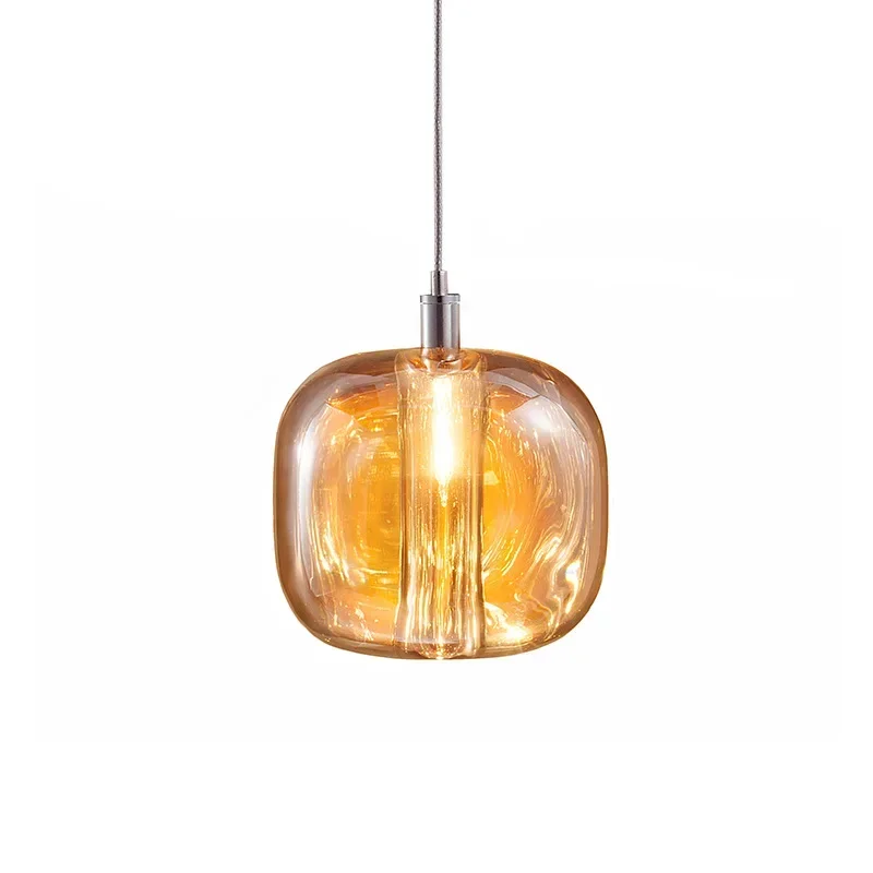 

Современная минималистичная люстра в скандинавском стиле для спальни, ресторана, столовой, бара, стеклянная люстра для дизайнерского интерьера.