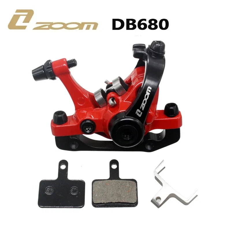 

ZOOM DB680 Механический суппорт дисковых тормозов из алюминиевого сплава: двойная тормозная система для горных и шоссейных велосипедов