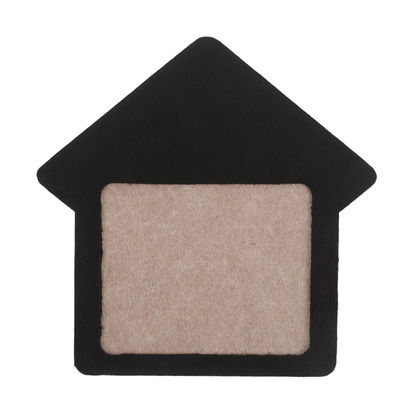 

3D House-Shaped Felt Photo Wall Board: Polyester Hanging Display For Home Office Decor Lightweight Warm-Toned Bulletin Message