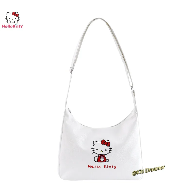 Sanrio Y2K Hello Kitty Cute Cartoon Large-Capacity Crossbody Bags and One-Shoulder Purses Totes Hobos Bags for Women Handbags