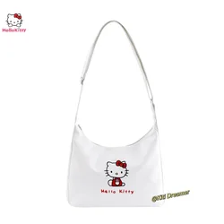 Sanrio Y2K Hello Kitty Cute Cartoon Large-Capacity Crossbody Bags and One-Shoulder Purses Totes Hobos Bags for Women Handbags