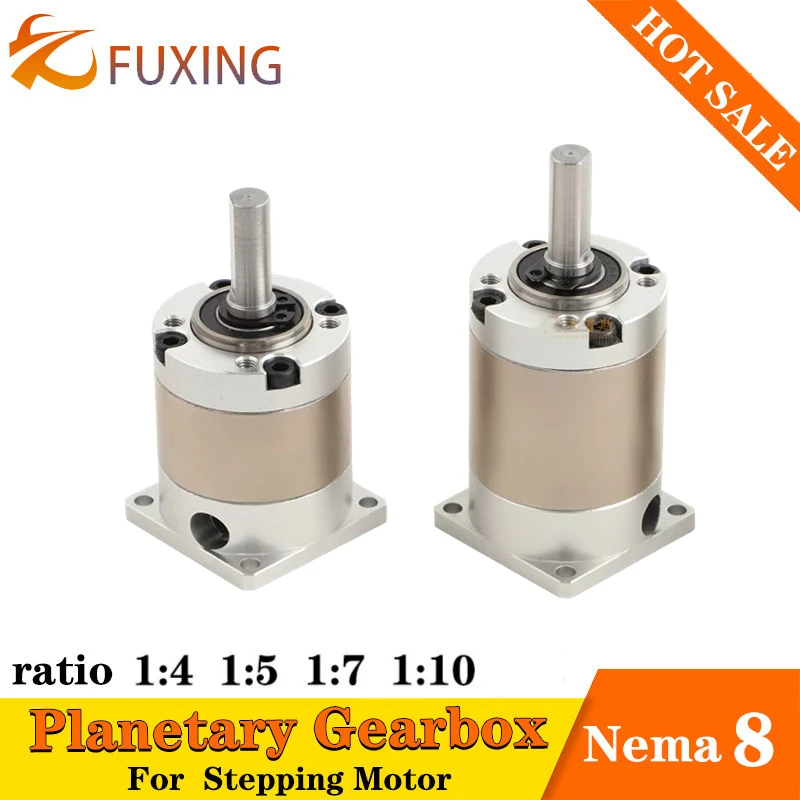 Small Precision Planetary Geared Gearbox For Nema 8 Stepper Stepping Motor Ratio 1:4 1:5 1:10 1:20 1:40 1:50 1 Reducer Gear Box