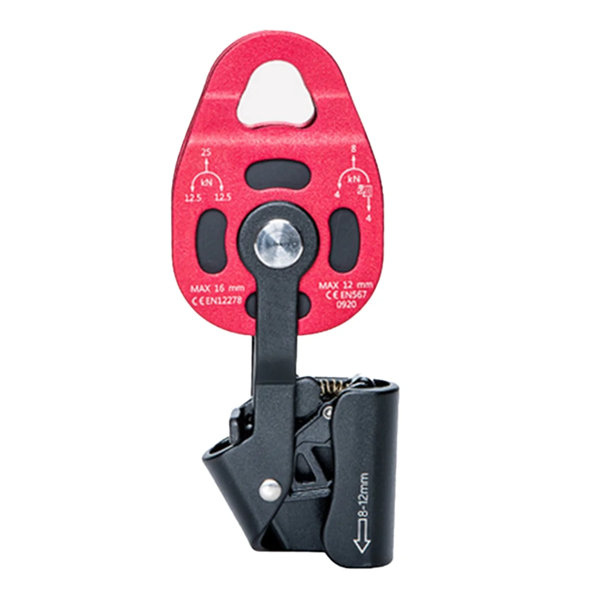 2025+ Ascender Lifting Pulley 4KN Climbing Locking Rigging Lifter Outdoor Portable Emergency Mountaineering Equipment
