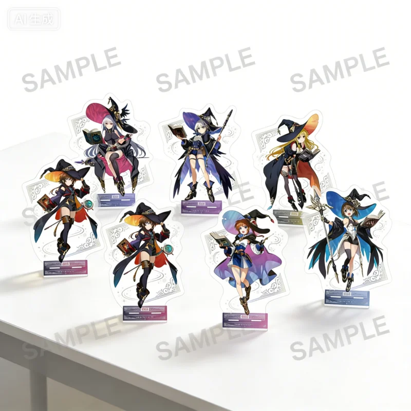 Акриловая подставка-фигурка персонажа аниме Magical Girl Lyrical Nanoha, 15 см, настольное украшение, аксессуары, товары для коллекционирования