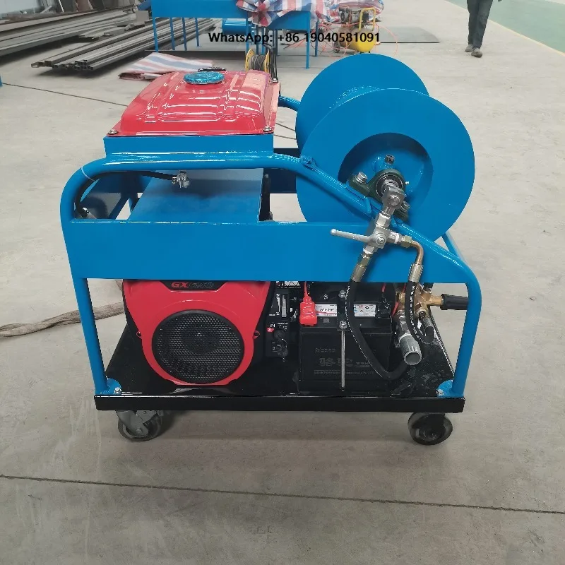 High Pressure Electric Engine Sewer Cleaning Machine