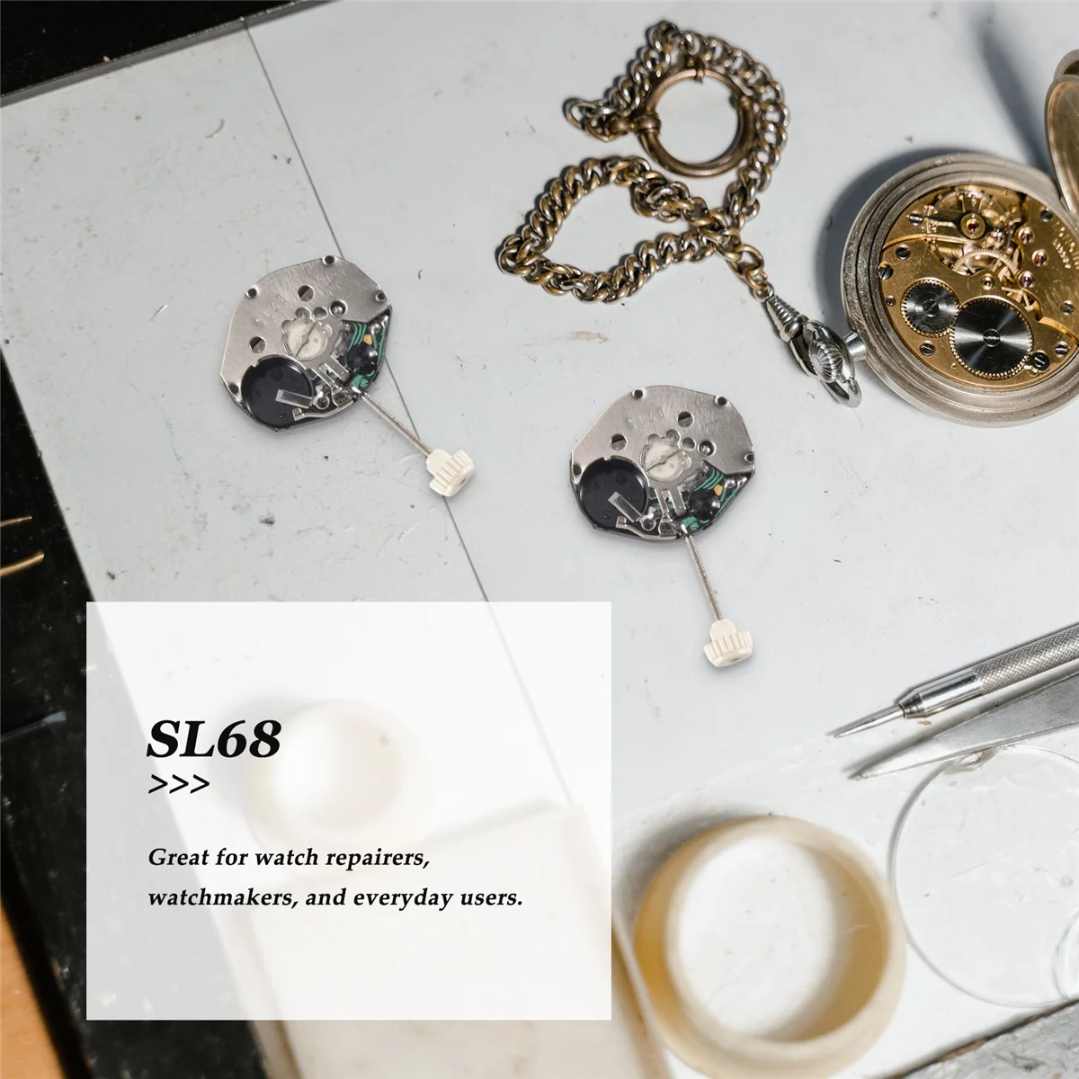 A67I 5Pcs SL68 Quartz Watch Movement Replacement for Watchmaker Repairing Tool Accessory High Quality Watch Parts
