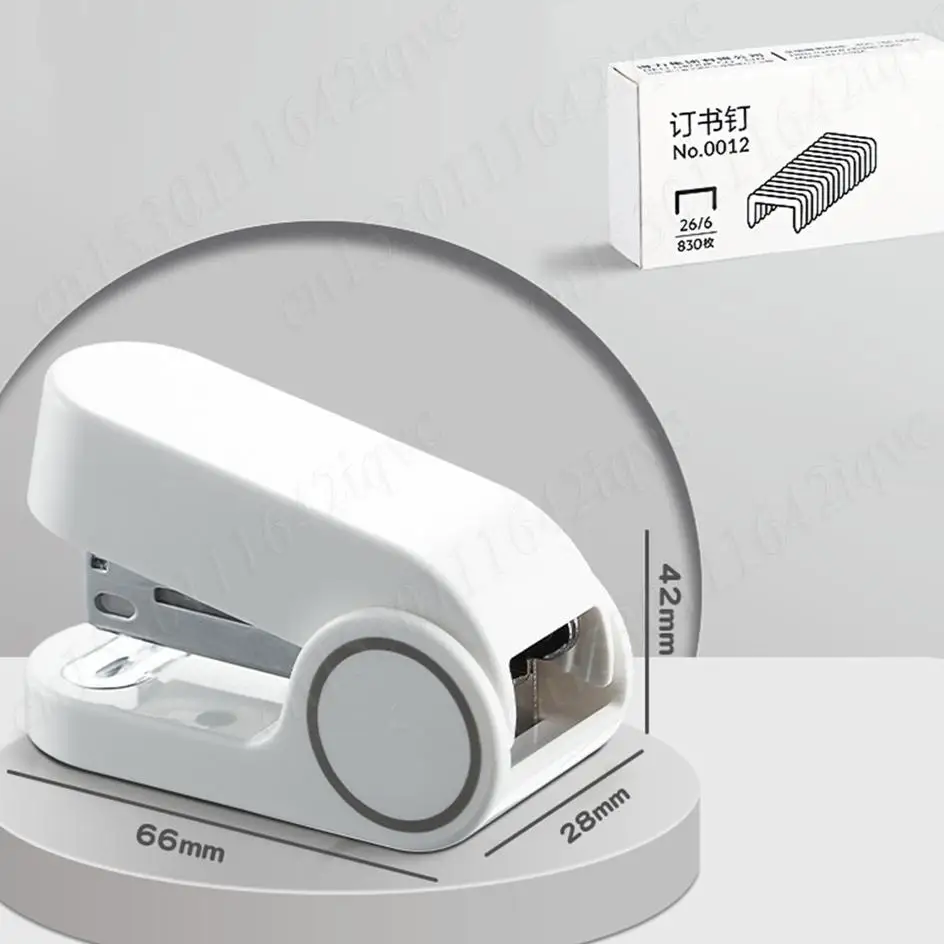 830 ستابلز مجموعة كباسات القرطاسية آلة تجليد الكتب الصغيرة دباسة محمولة اللوازم المدرسية الجمالية أوراق العمل مذكرة ملزمة #3