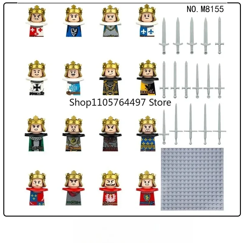 Ancient Roman medieval knights, building blocks, figures, toys, mini figures, humanoid dolls, toys, birthday gifts.