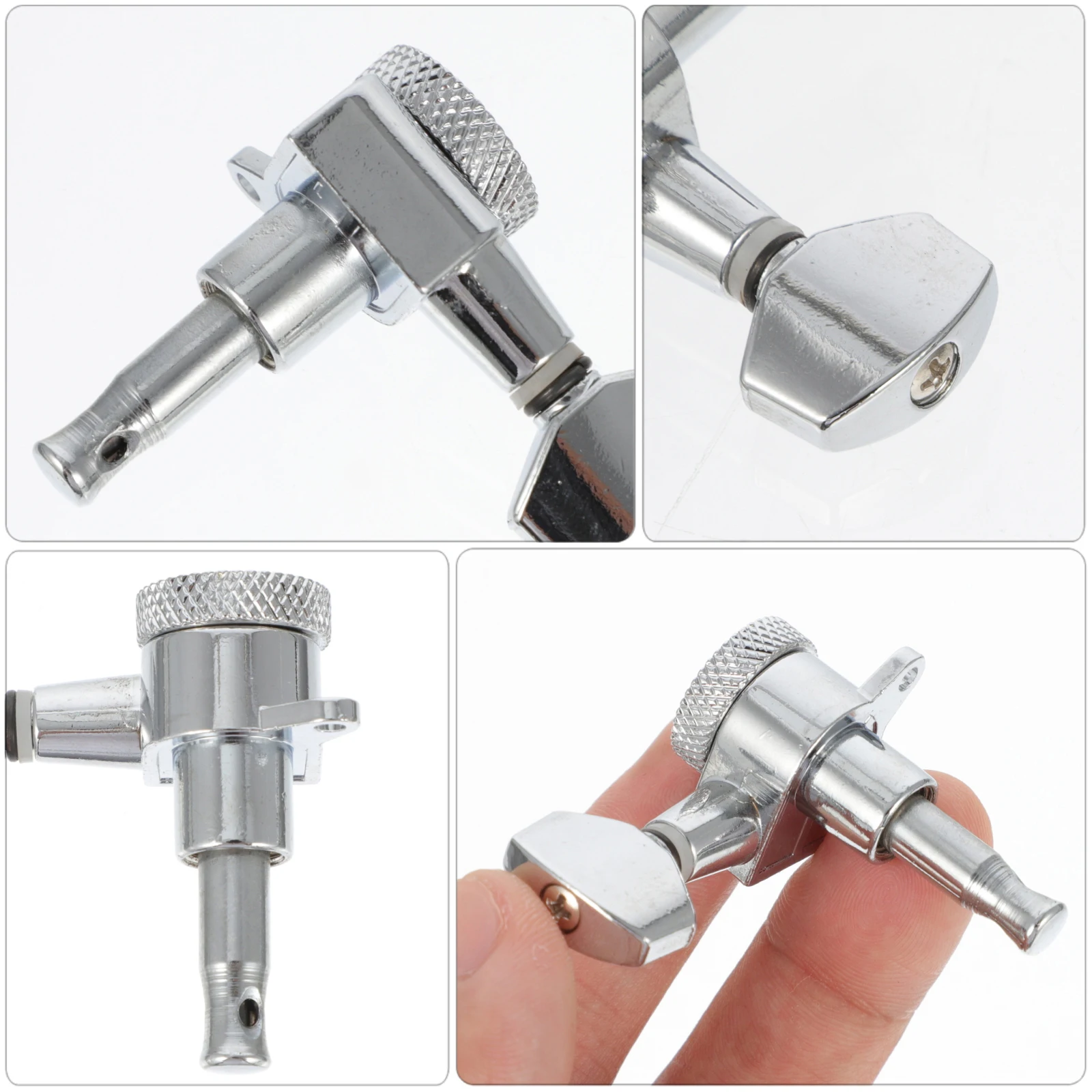 

1 Set Metal Guitar Tuning Pegs Durable Bass Machine Heads Replacement Accessories For Electric Acoustic Guitars Tuning Keys Pegs