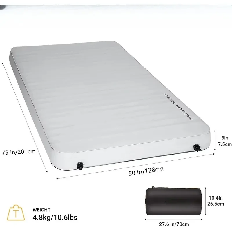 Camping Sleeping Pad  Logo Built-in Pump Insulated Automatic Inflatable Foldable Self Inflating Air Mattress