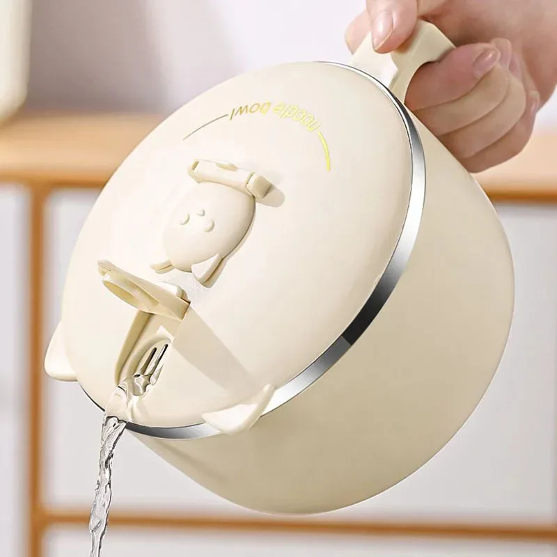 

Миска для лапши быстрого приготовления Ramens, нержавеющая сталь 304, терморам, рис, миска для холодной лапши, чашка, портативные контейнеры для еды, блюдо для рамэн