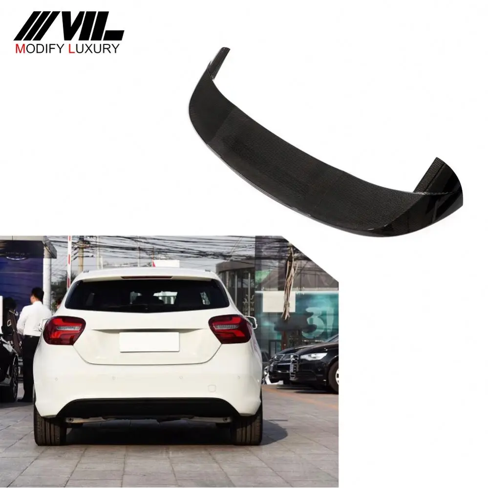 Modify Luxury W176 A Class Carbon Fiber Car Window Spoiler for Mercedes Benz A45 Hatchback 4-Door 2013-2018 P Style