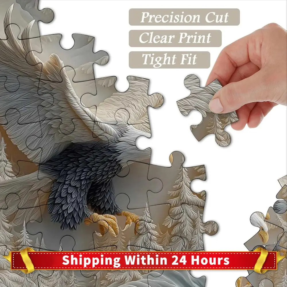 

1000 шт., резной орел, пазл, орел, дикая природа, художественный дизайн, пазлы, игра, орел, художественные пазлы с животными для взрослых