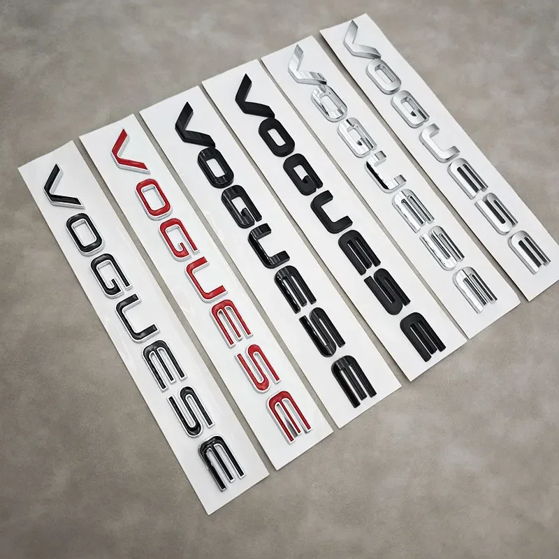 Accessoires pour Land Rover Range Rover Executive Extended Edition, lettres 3D ABS VOGUE SE, logo, autocollants pour coffre arrière de voiture
