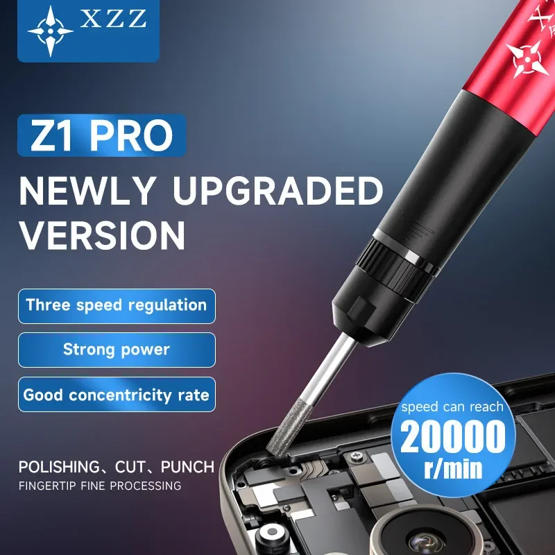 XINZHIZAO XZZ Z1 Pro Intelligent Electric Polishing Pen for Phone Rotating Clamp High-speed Smooth Bearings Engraving Tool