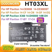 Batería HT03XL para ordenador portátil HP Pavilion, 3470mAh, 15-DA, 15-DB, 15-DW, 15-CS, 15-DY, 17-BY, 17-CA, 14-CE, 14-CF, 14-DF, 14-DQ, 14-DK, gran oferta
