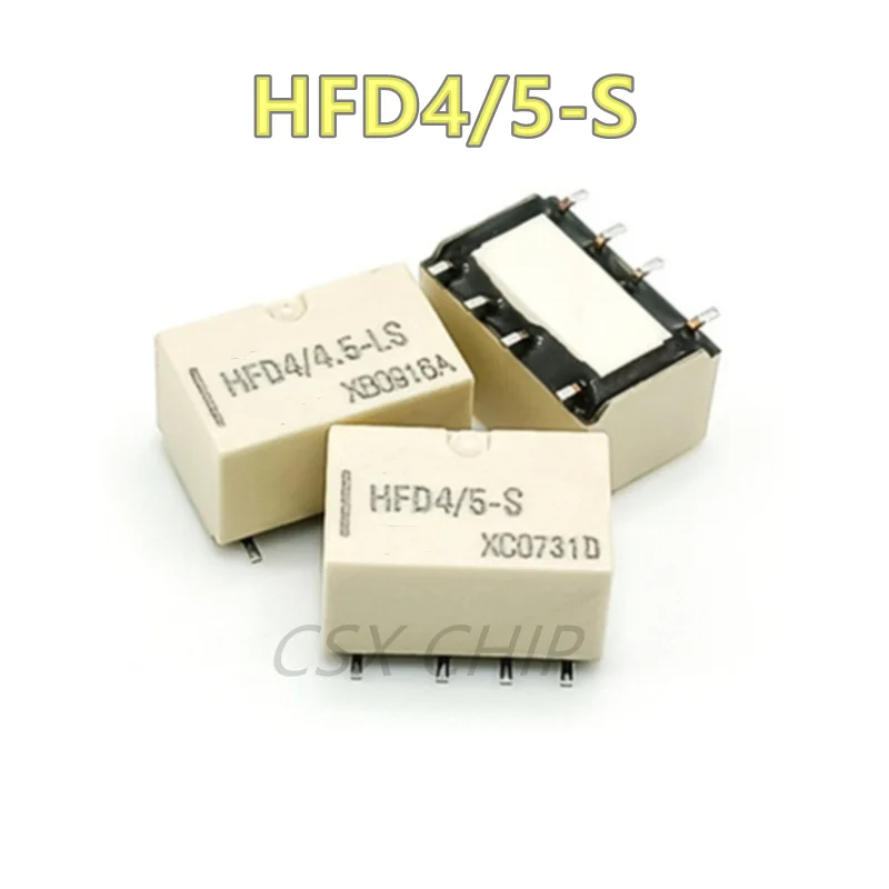 HFD4 10ชิ้น/ล็อต/2A 5-S 30VDC 5V 0.5A 125VAC ใหม่ของแท้