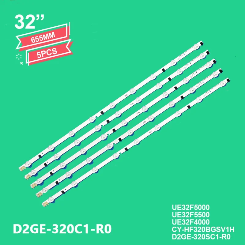 655mm LED strip D2GE-320SC1-R0 BN96-28489A for Samsung Sharp 32 ''TV D2GE-320C1-R0 UE32F5000 ue32f5500 ue32f4000 CY-HF320BGSV1H