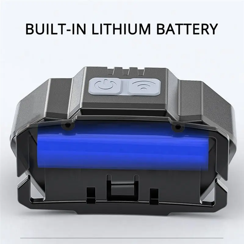 

Lively-индукционная фара, светодиодная фара, USB-фонарик, налобный фонарь для рыбалки, кемпинга