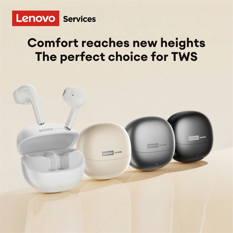 لينوفو LE210 سماعة لاسلكية تعمل بالبلوتوث سماعات أذن ستيريو HiFi سماعات موسيقى سماعات رياضية مقاومة للماء TWS سماعة مع ميكروفون سماعات أذن