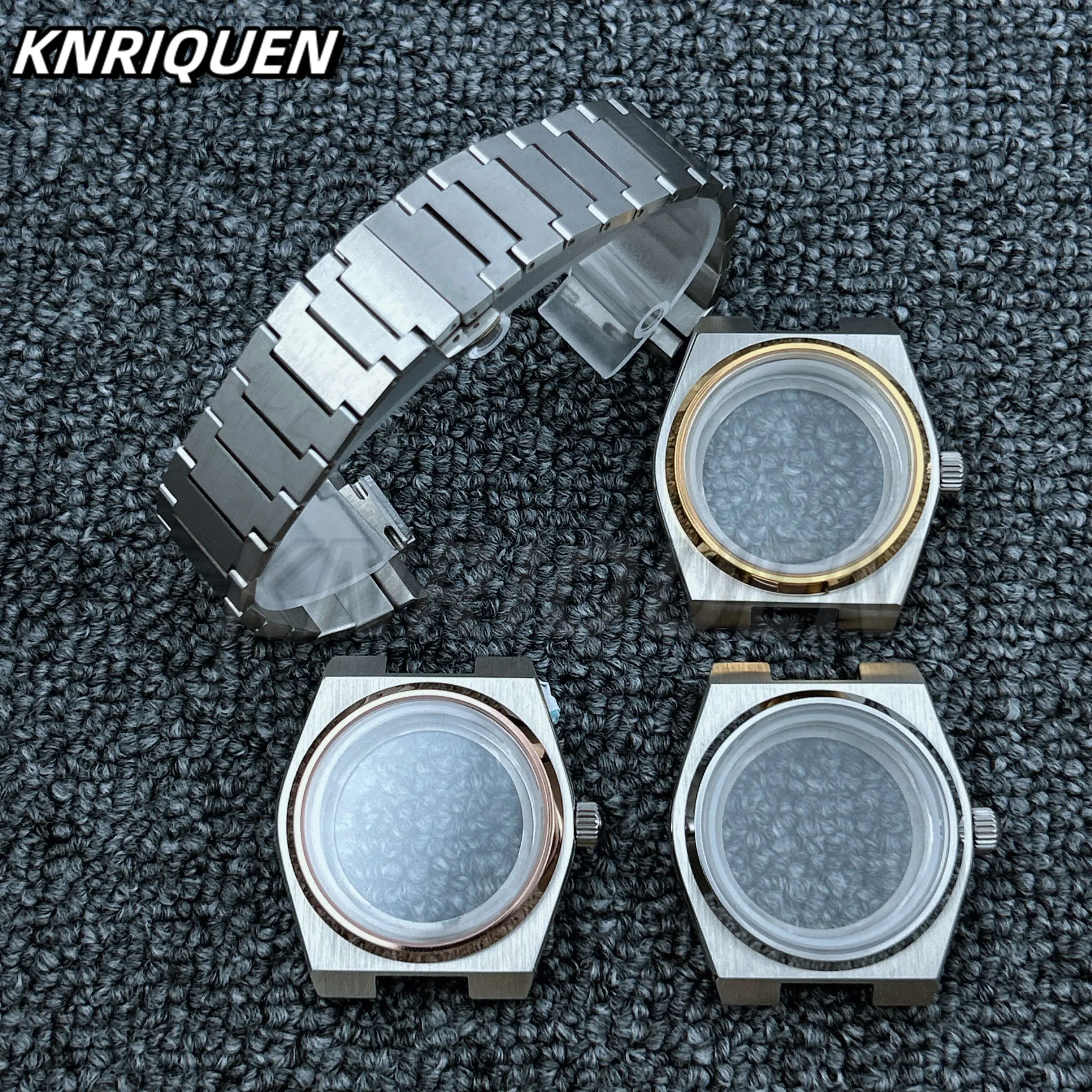 

Top High Super Player 40mm Modified Case Strap Set Fits NH35 Movement Sapphire Glass Through Bottom Lum Modification Accessories