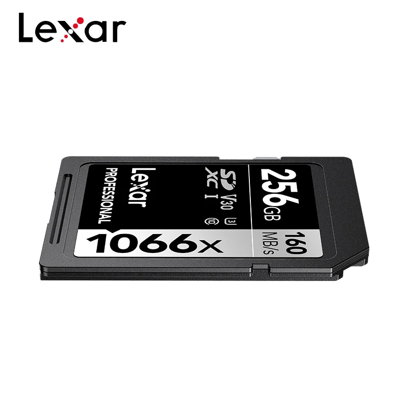 Lexar-tarjeta de memoria Flash SD, 64GB, 128GB, 256GB, 512GB, 1TB, 1066X, C10, U3, V30, MAX, lectura uo a 160 mb/s, 4K