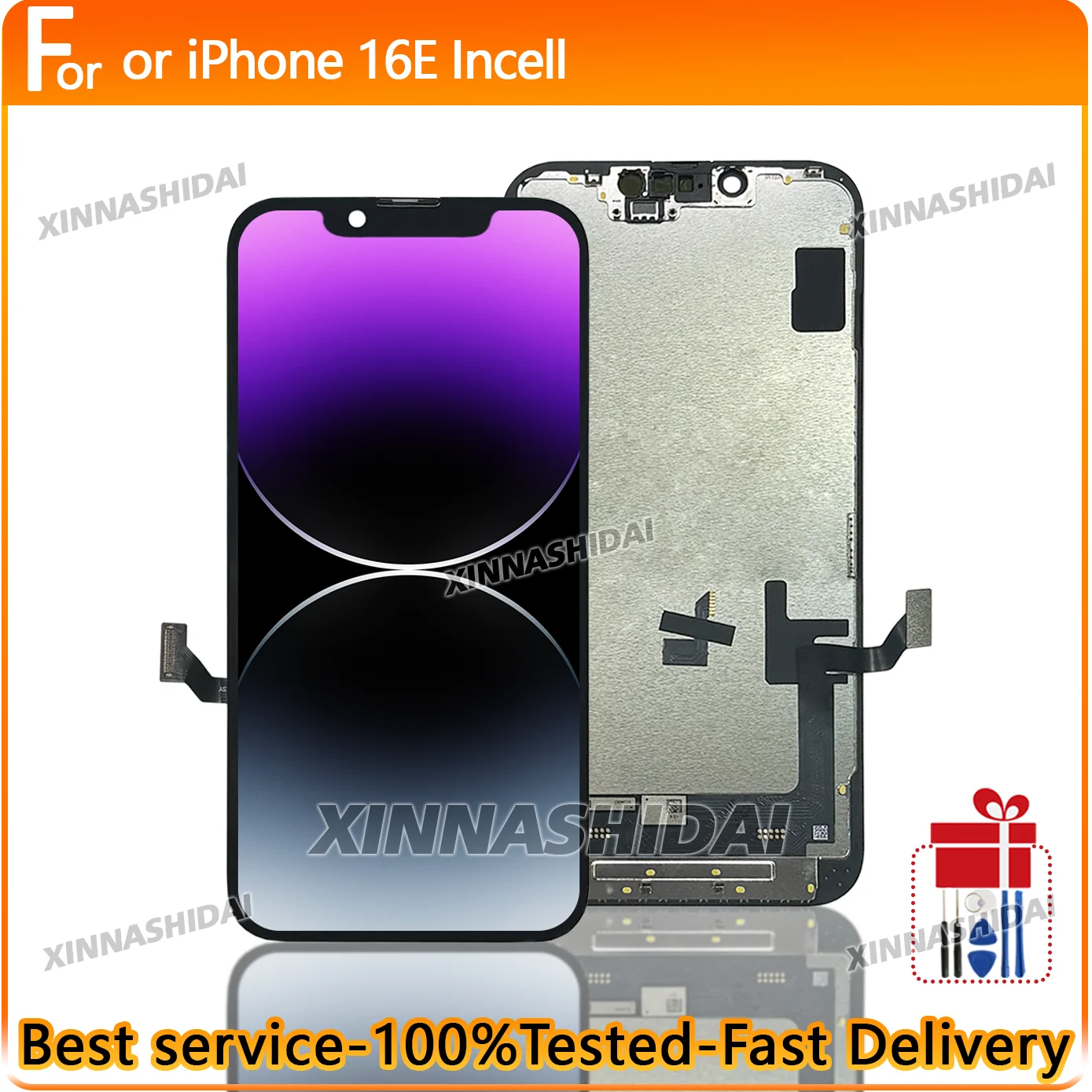 �y�Z�[�����z���i��100%�e�X�g�ςݐV�iINCELL�f�B�X�v���CLCD iPhone 16E�pLCD�^�b�`�X�N���[���������i