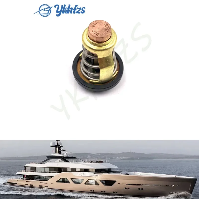 140°F 60°C Thermostat for Yamaha 4 Stroke F 75 80 90  100 150 200 225 250 HP Outboard Motor 67F-12411-01 6CB-12411-00