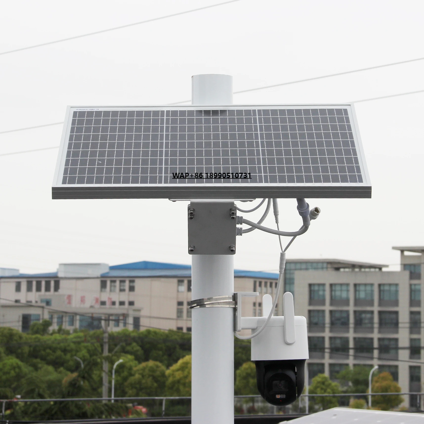 

Construction Site Solar Cctv System 80w Solar Panel Lithium Battery 4g Cameras DC12v Lithium Ion Battery Solar System