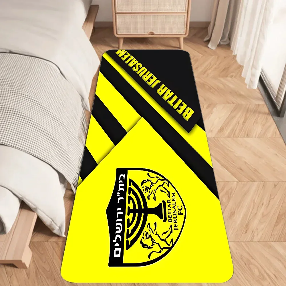 Half FC Beitar Jerusalem Half Israel Floor Mat Graphic Printed Flannel Doormats For Bathroom Kitchen Entrance Carpet Home Decor